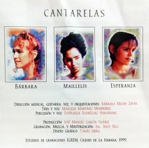 Trio Cantarelas Cosas del alma creditos